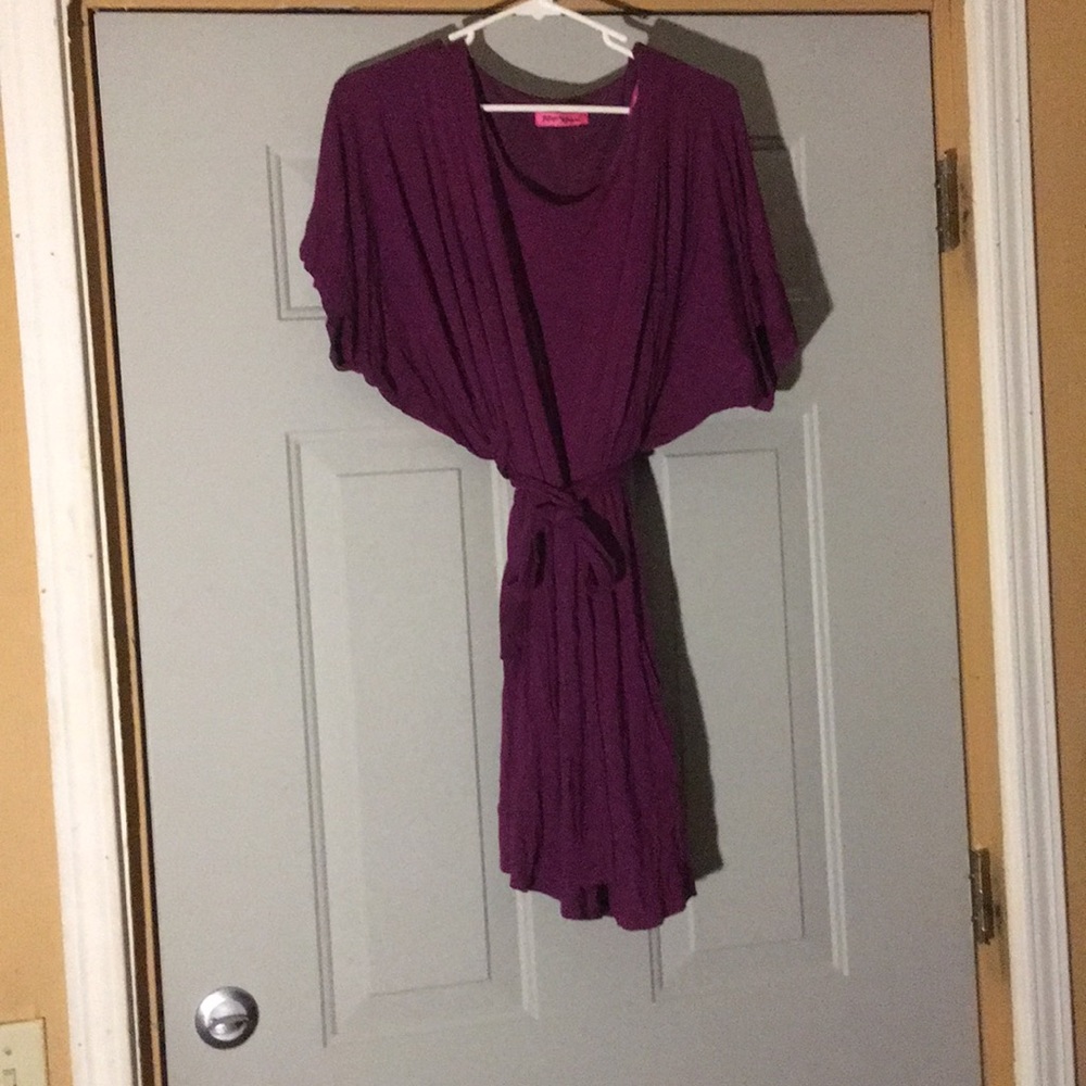 Maroon Betsey Johnson Dress